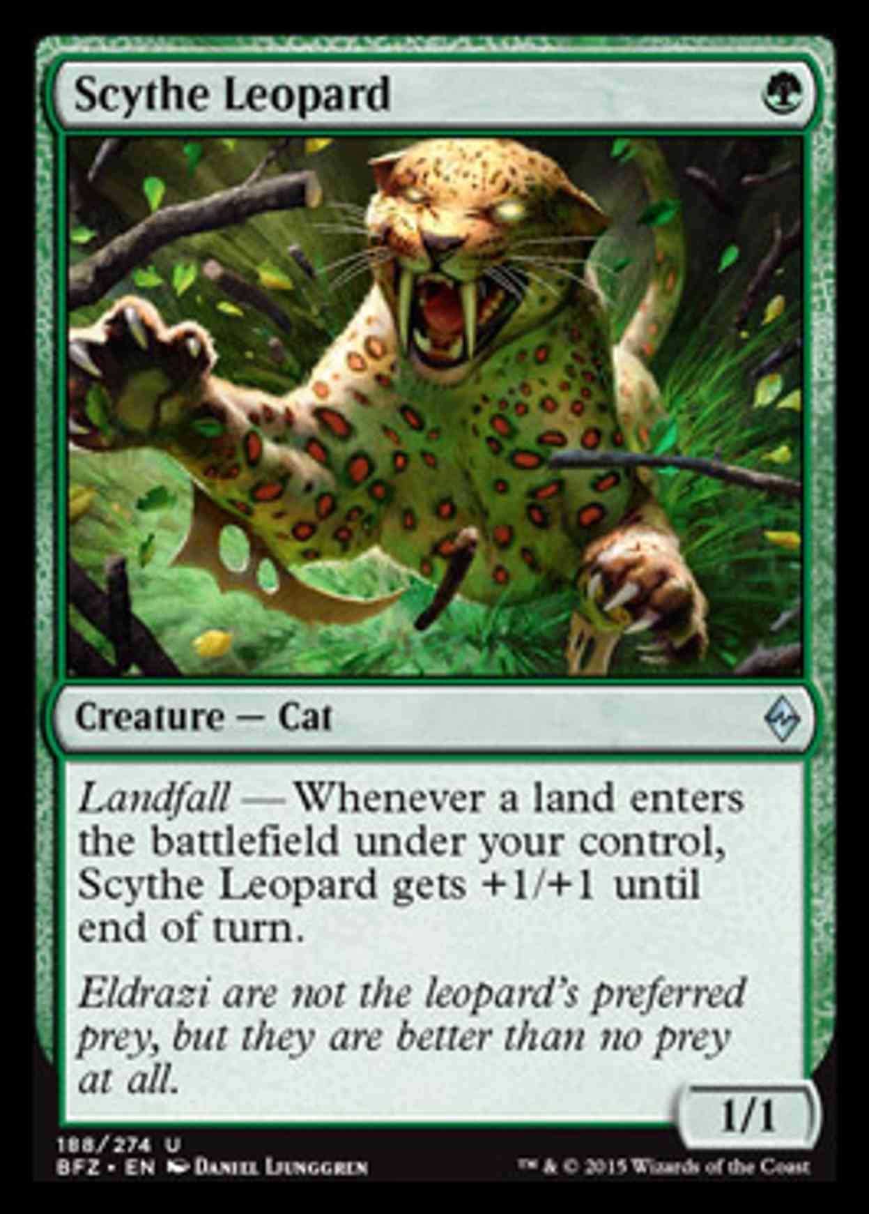 Scythe Leopard magic card front