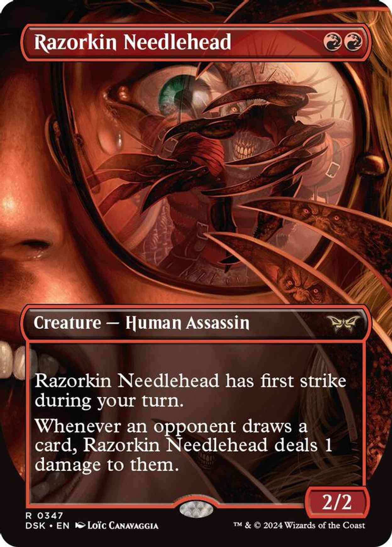 Razorkin Needlehead (Borderless) magic card front